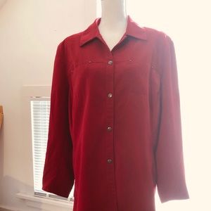 Bright Red Blouse/Jacket